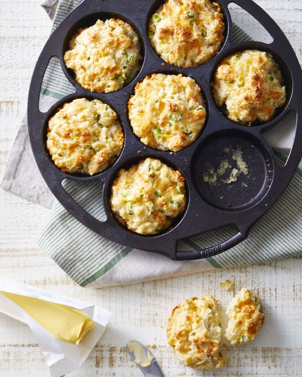 cheddar scallion and jalapeno drop biscuits